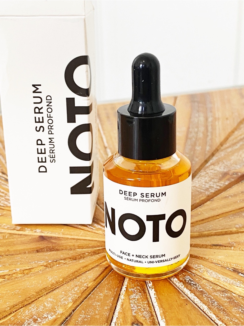 NIB Noto Botanics Deep Serum in a Dropper Bottle 2 fl oz